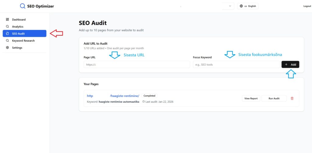 Juhised kuidas alustada veebilehtede SEO auditeid
