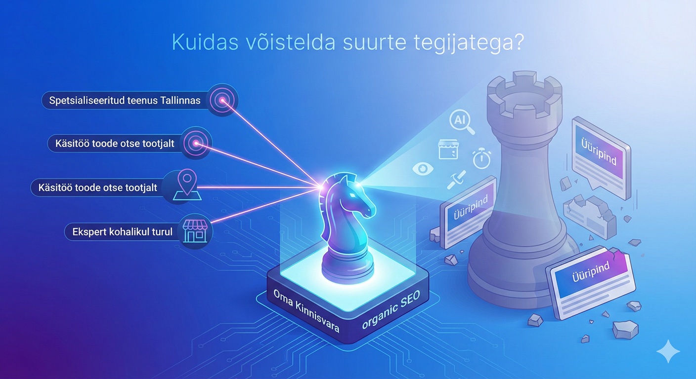 Kuidas võistelda suurte tegijatega, kui su turunduseelarve on väike?